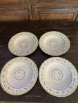 Set Of 4 Bernardaud Limoges Artois Vert Green Salad/soup Bowls 8.5 France Mint. Fixed Price $139.00.
