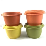 Tupperware 20 Oz. Servalier Bowls Lot Of 4 886-30 2.5 Cup Nesting 1970'S. Fixed Price $23.76.
