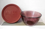 Vintage Pyrex Amethyst Glass Bowl 3 Cup 7401-S Purple Ribbed 750ML Good Cond. Fixed Price $12.00.