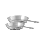 Mauviel M'cook Sb 2-PIECE Frying Pan Set W/ Brushed Cast Stainless Steel Handle. Fixed Price $179.95.
