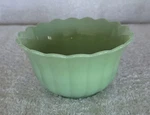 The Pioneer Woman Timeless Beauty Jade Green Milk Glass Cereal Bowl Scalloped. Fixed Price $22.00.