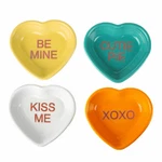 Fiesta 9OZ Small Bowls (set Of 4) Sweet Candy Hearts. Fixed Price $99.99.