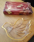 Mikasa Sweet Dish Golden Dove Nib 6.5 Inches Long. Fixed Price $6.97.