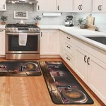 Wine Kitchen Rugs And Mats Non Skid Washable Absorbent Microfiber Mat.... Fixed Price $29.72.