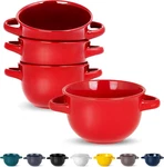 French Onion Soup Crocks With Handles, Ceramic Bowls, For Rice, Dessert, Pasta,. Fixed Price $46.99.