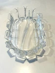 William Bounds Grainware, Carlisle Regal, Lucite Acrylic Divided Platter/bowl. Fixed Price $21.00.