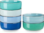 Bonita Cereal Bowls Set Of 6, 24 Oz Ceramic For Kitchen, Dishwasher. Fixed Price $36.99.