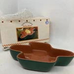 Terra Cotta Cactus Two Tone Salsa Bowl By Giftco South Western New Open Box. Fixed Price $9.60.