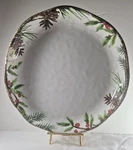 Tag Living Greenery Melamine 15 Inch Round Low Serving Bowl. Fixed Price $29.99.