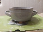 Dash Of That Essentials Ceramic Bowl Set Handles 6PC Grey 3X8X5 Holds 31OZ. Fixed Price $65.00.