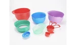 Prepology 11-PIECE Nest And Store Set Kitchen Mixing Bowls Measuring Cups. Fixed Price $7.20.