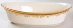 Lenox Eclipse Oval Vegetable Bowl Black Band With Gold Swirls. Fixed Price $74.99.