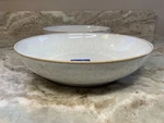 Large Pasta Bowls Denby White With Blue Speckle Set Of 2. Made In England. New.. Fixed Price $39.99.
