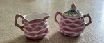 Andrea By Sadek Jay Willfred - The Rose Garden Covered Sugar Bowl Creamer. Fixed Price $29.99.