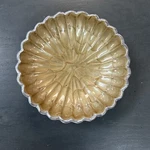 Julia Knight Peony 8 Pedestal Bowl Toffee. Fixed Price $75.00.