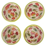Temptations By Tara Fall Leaves Cereal Dessert Bowls Set Of 4 18 Oz Ceramic. Fixed Price $24.99.