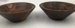 2- Heirloom Quality Wooden By Didware Walnut 6 Bowls Model# 1011. Fixed Price $25.99.