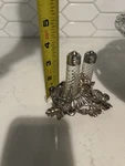 Arthur Court Butterfly Metal & Glass Salt Pepper Shakers Set With Holder. Fixed Price $27.00.