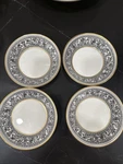 Wedgwood Florentine Black Dragon Fruit /dessert Bowls W-4312- 5.6" Diam Set Of. Fixed Price $79.95.