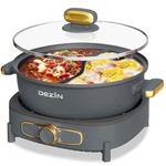 Dezin Hot Pot Electric With Divider 6L Double-flavor Shabu Dual Sided. Fixed Price $143.98.