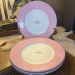 Kate Spade Lenox Rutherford Circle Pink Blush Accent Plate 9 1/4 New. Fixed Price $82.99.