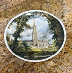 Kaiser Germany Porcelain Scenic Cathedral Trinket Dish Coaster. Fixed Price $14.00.