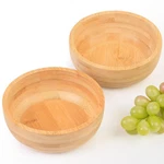 Soup Bowls Set Of 2 For Dessert/cereal/pasta/fruit Natural Bamboo Serving B.... Fixed Price $26.39.