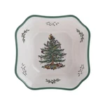 Spode Christmas Tree 9.5-INCH Square Salad Bowl Ceramic Earthenware Serving.... Fixed Price $80.79.