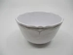 Le Cadeaux Melamine Rustica Antique White Dessert Bowl - 4 1/2" 7/8 0906F. Fixed Price $17.98.