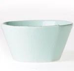 Vietri Lastra European Cereal Bowl 6" Aqua Blue Handmade Stoneware Italy. Fixed Price $32.32.