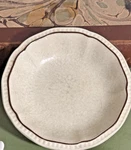 Vintage Kensington Ironstone Bowl Brown Trim England Handcrafted. Fixed Price $16.95.