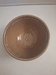 Dayspring Ever Grateful For His Grace Collection Taupe Footed Bowl #75350 (a). Fixed Price $26.99.