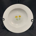 Lovely Crate & Barrel Anna Artistry 9.25 Large Rim Soup Bowl Bone China. Fixed Price $45.00.