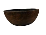 Kirkland S Home Paulownia Wood Round Bowl 14 Dark Brown Tabletop Decor. Fixed Price $28.00.