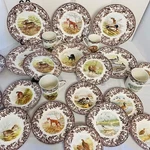 Spode Woodland Open Stock Dinner Salad Bread Mug Animals Fox Turkey Dog Bird. Fixed Price $26.24.