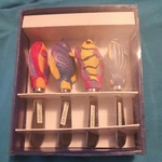 Boston Warehouse Spreaders Fish Handle Nautical Set Stainless Steel 4PC. Fixed Price $16.99.