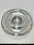 Vintage Towle Silversmiths Chip And Dip Platter/plate Mother Of Pearl Inlay.. Fixed Price $14.93.