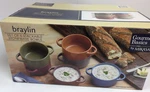 Nib Mikasa Braylin Set Of 6 Stackable. Stoneware Bowls Multicolor. Fixed Price $44.99.
