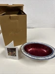 Julia Knight Pomegranate Classic 8" Oval Bowl Preloved Excellent Condition W/box. Fixed Price $35.95.