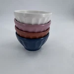 4 Anthropologie 5" Latte Salad Soup Cereal Bowl Biscuit Portugal Fast Shipping. Fixed Price $36.89.