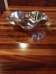 Nambe Ocean Inspired Venus Serving Bowl, Polished Alloy Metal - Silver, 15". Fixed Price $225.00.