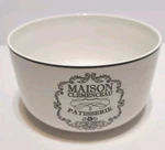 Ciroa 6.5" Bone China Serving Bowl Maison Clemenceau Patisserie Fine Porcelain. Fixed Price $25.00.