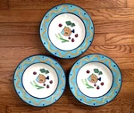 Studio Nova Ocean Collage 3/8"RIM Soup/pasta/salad/cereal Bowls CA059 Fish. Fixed Price $24.95.