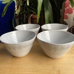 Ikea Sommar Stoneware Light Gray Cereal Bowls Set Of 4 Rare. Fixed Price $70.00.