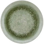 Four (4) Better Homes Green Reactive Finish 10.75" Melamine Dinner Plates. Fixed Price $40.00.