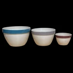 Set Of 3 Over & Back Indoor Outfitters Nesting Mixing Bowls Made Portugal. Fixed Price $29.00.