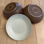 4X Denby Everyday Cappuccino ? 8,5 Cereal Soup Bowls Pasta Dishes Exc. Fixed Price $43.21.