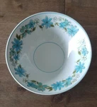 Mikasa Cera Stone Bowl 1/4" White Blue Green Floral Maggi 3149-B Japan. Fixed Price $19.00.