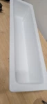 Bugambilia IH2/4DWW 4"D Half Size Long Food Pan - Resin Coated Aluminum, White. Fixed Price $60.00.