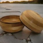 Snow River Hand Crafted Usa Wood Salad Bowls. Fixed Price $65.99.